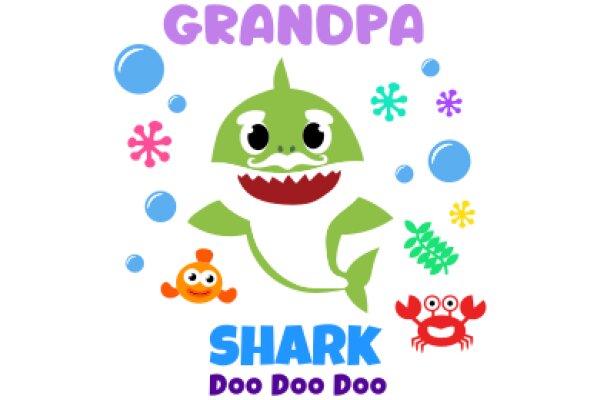 Grandpa Shark's Adventure: A Fun-Filled Journey with Sharks and Friends