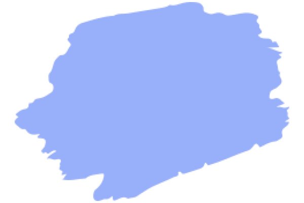 A Vibrant Blue Silhouette of a State Map