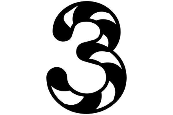 Stylized Logo of the Number 3