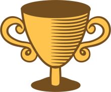 A Golden Trophy Cup