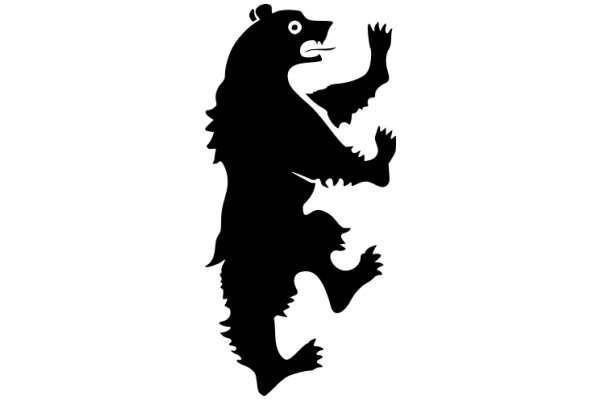 Silhouette of a Bear: A Symbol of Strength and Wisdom