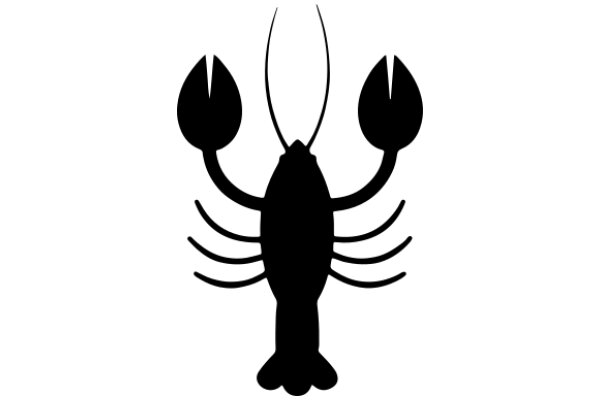 Stylized Lobster Silhouette