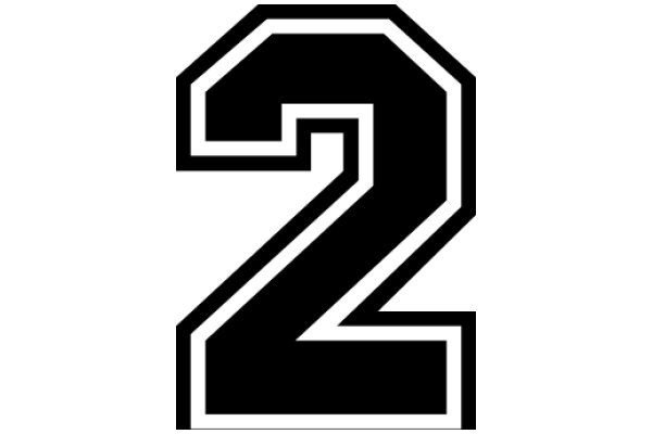 Stylized Number Two Logo