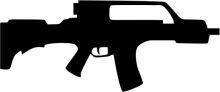 Silhouette of a Modern Firearm