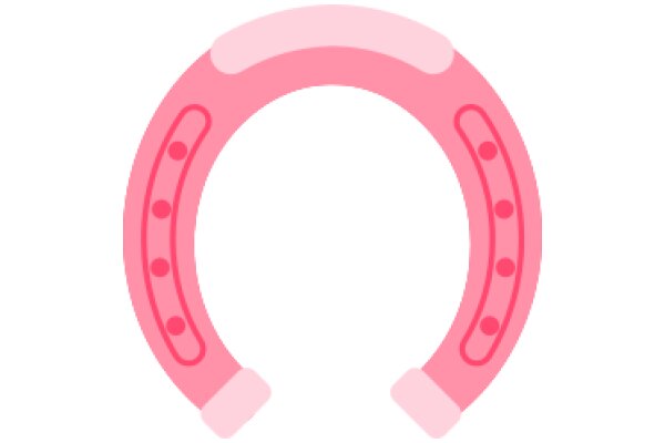 A Vivid Pink Horse Shoe