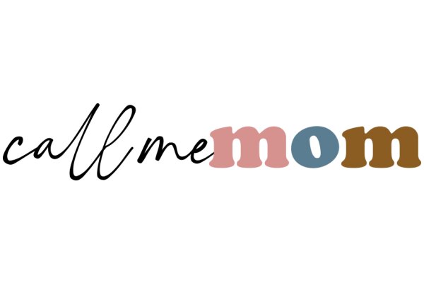 A Digital Artwork Featuring the Word 'Mom' in a Stylized Font