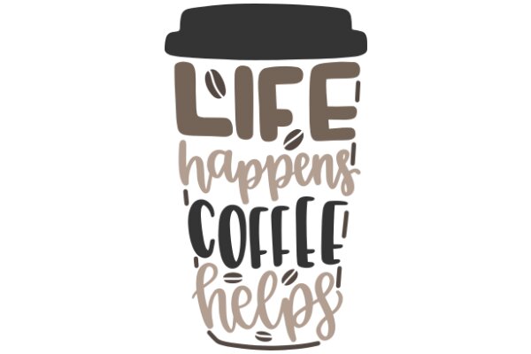 Life Happens, Coffee Helps: A Warm and Comforting Affirmation