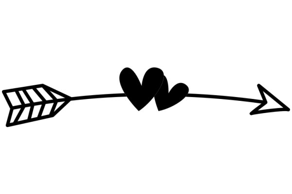 A Illustration of an Arrow and a Heart