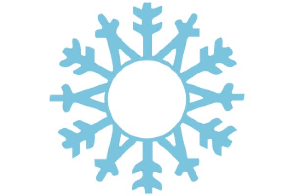 A Digital Snowflake: A Symbol of Winter's Charm