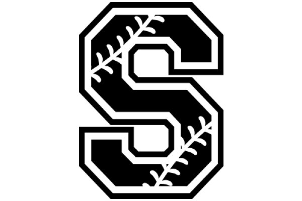 Stylized Baseball Logo with Design