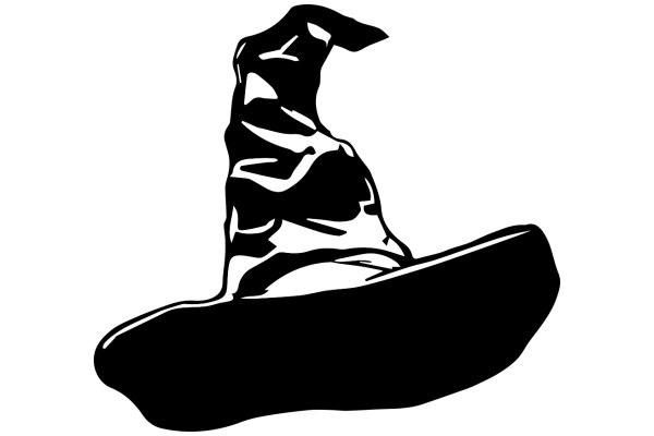 A Silhouette of a Wizard's Hat and Cloak