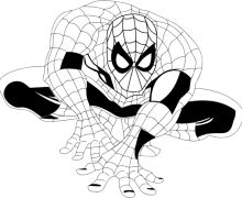 Spider-Man: The Black and White Illustration