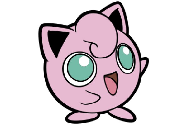 Adorable Pink Pokémon with Big Blue Eyes