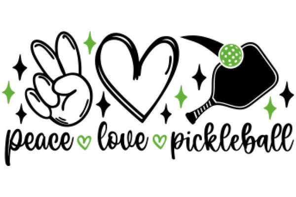 Peace, Love, and Pickleball: A Graphic Design for the Sport's Fans