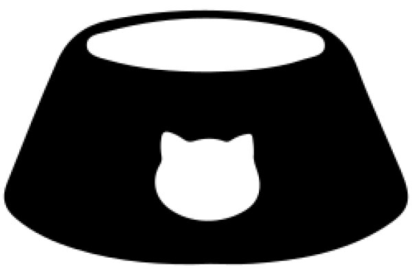 A Silhouette of a Cat's Food Bowl