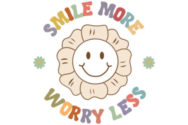 Smile More, Worry Less: A Whimsical Reminder of Positive Thinking