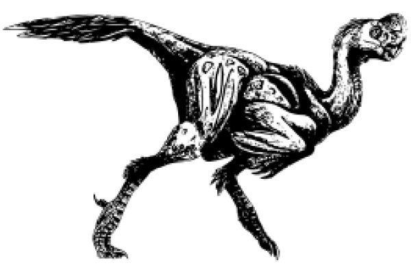 Stylized Illustration of a Dinosaur