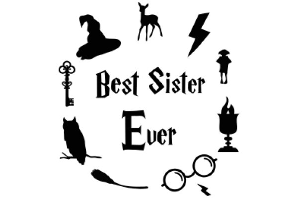 Best Sister Ever: A Collection of Iconic Symbols