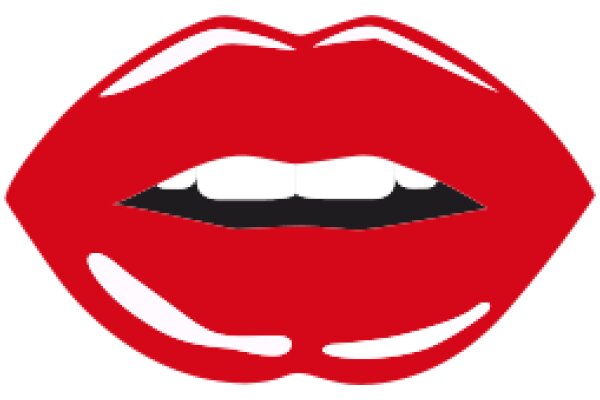 Vivid Red Lipstick Icon