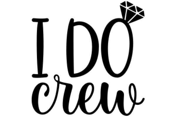 I Do Crew: A Playful Wedding-Themed Logo