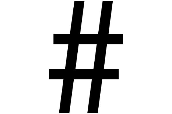 Simplistic Hash Tag Logo