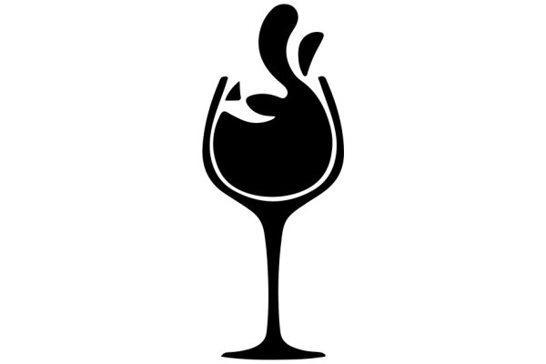 A Simple Illustration of a Wine Glass