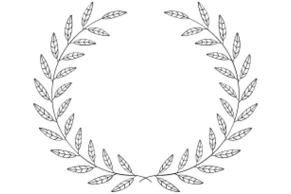 Elegant Laurel Wreath: A Symbol of Victory and Honor