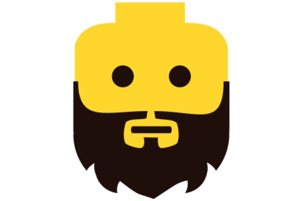 Stylized Yellow Beard Icon