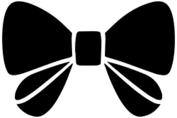 Stylish Black Bow Icon