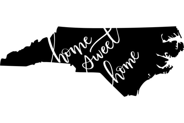 Home Sweet Home: A Silhouette of the State of North Carolina