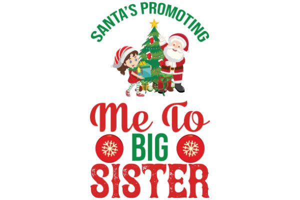 Santa's Promotional Christmas Advertisement