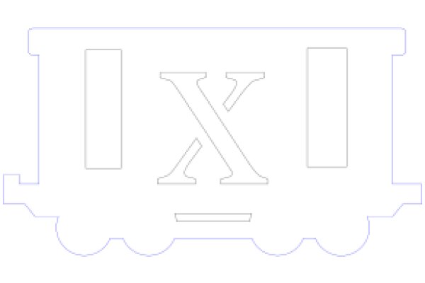 Stylized X in a Square Frame