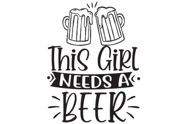 This Girl Needs a Beer: A Humorous Take on a Beer Advertisement