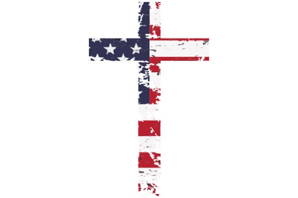 United States Flag Artwork: A Cross-Stitched Tribute to American Values