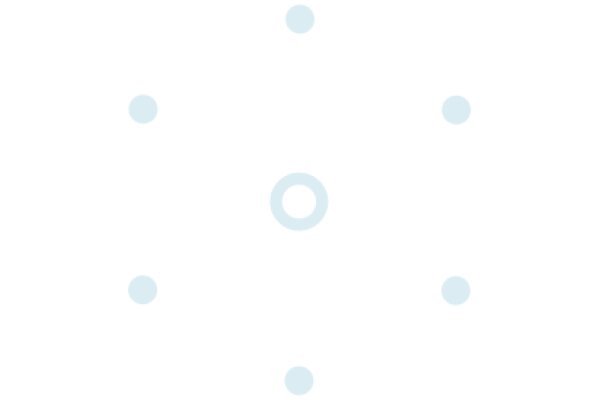 A Symmetrical Pattern of Circles in a White Background