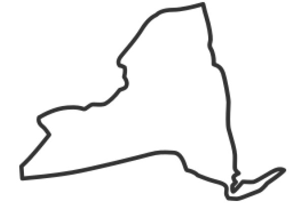 Simplified Map of New York State