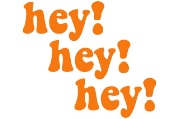 Excited Greetings: A Visual Guide to Orange Exclamations