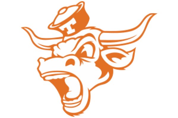 Vintage Orange Bull Logo