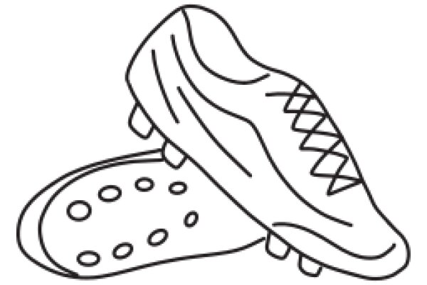 A Clever Drawing of a Soccer Cleat