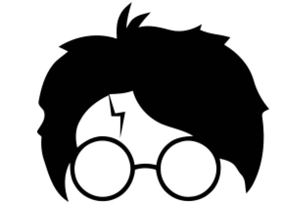 Stylish Illustration of a Character with Glasses and a Hipster Haircut