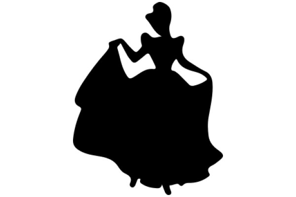 Silhouette of a Dancing Figure