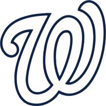 Stylized 'W' Logo in Blue and White