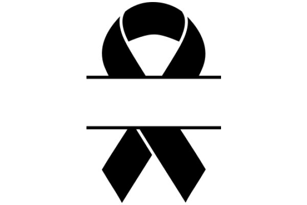 Symbol of a Ribbon with a Knot