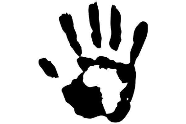 African Handprint Silhouette