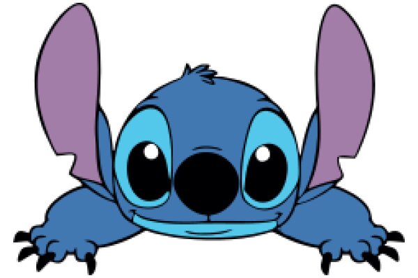 Stylized Animation of Lilo and Stitch's Ears