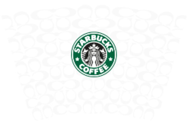 Starbucks Coffee Logo on a White Background