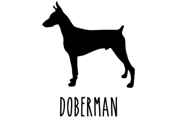 Doberman: A Silhouette of a Loyal Companion