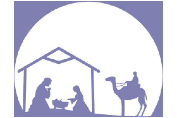 A Silhouette of a Family Gathering Under a Moonlit Gazebo