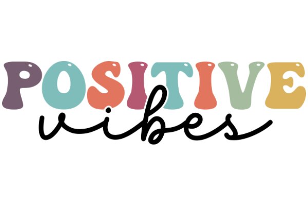 Positive Vibes: A Colorful Affirmation