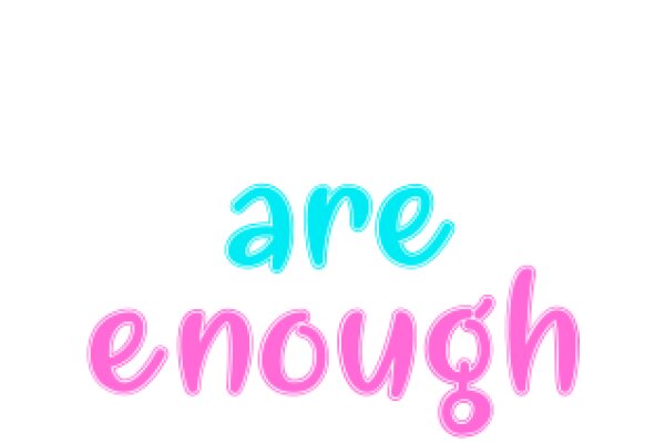 A Simple, Pink, and Blue Text Image